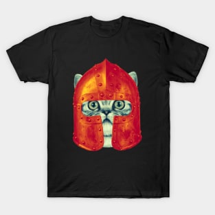 Medieval Cat Knight T-Shirt